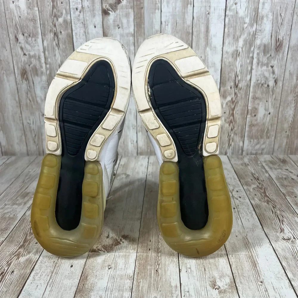 Nike Air Max 270 Sneakers‎ White Mesh Breathable Athletic Shoes US 7_7